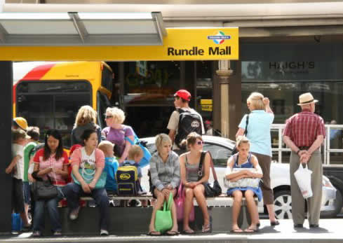 Tram 的 Rundle Mall 站