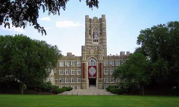 2017美国福德汉姆大学fordham university大学排名是多少