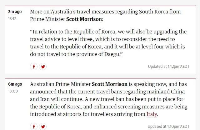 最新消息：澳大利亚旅行禁令继续维持