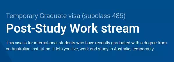 PSW签证，澳洲留学生毕业合法居留工作签证