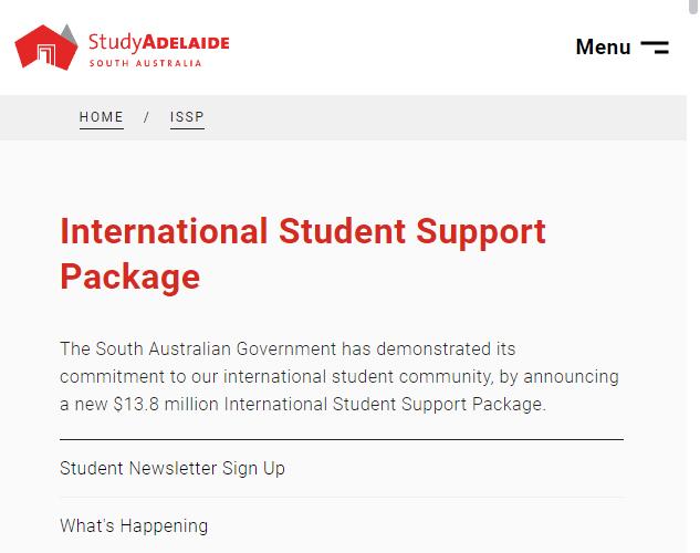 澳大利亚南澳州政府撒钱了！为国际学生提供1380万澳元支持计划