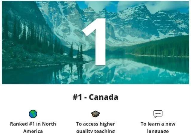 加拿大，是留学生寻求出国留学的不二之选