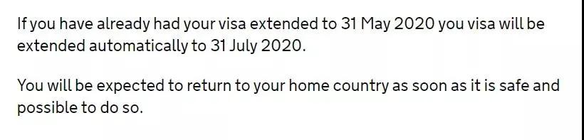 英国签证政策更新，针对疫情所有到期签证延期至7月31日