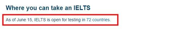 雅思在全球72个国家重开考试，加拿大4个省份均已开放考试预约