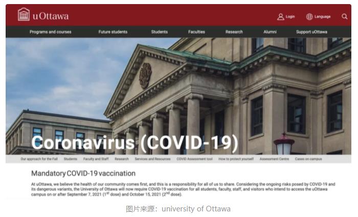 加拿大第一所强制打疫苗的高校！渥太华大学认可中国疫苗