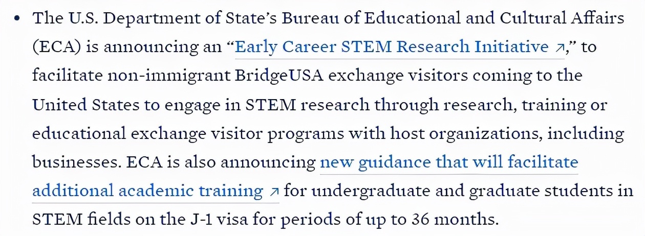 美国出台签证新政，J-1签证STEM人员实习工作时长延长至三年
