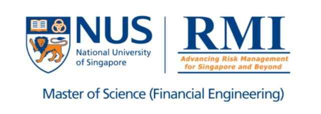 新加坡国立金融工程硕士，2023年入学提前批申请通道5月开放