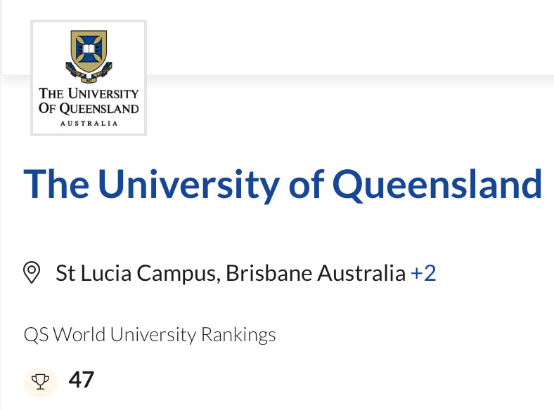连续5年稳居世界大学前五十！昆士兰大学发布2022高考直录要求