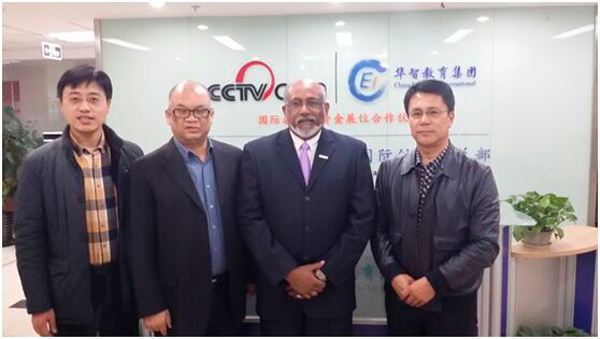 热烈欢迎辽东学院领导莅临EvCC中国办公室