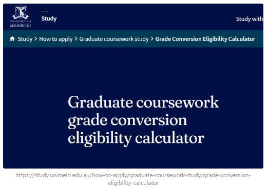 墨尔本大学GPA转换系统使用指导